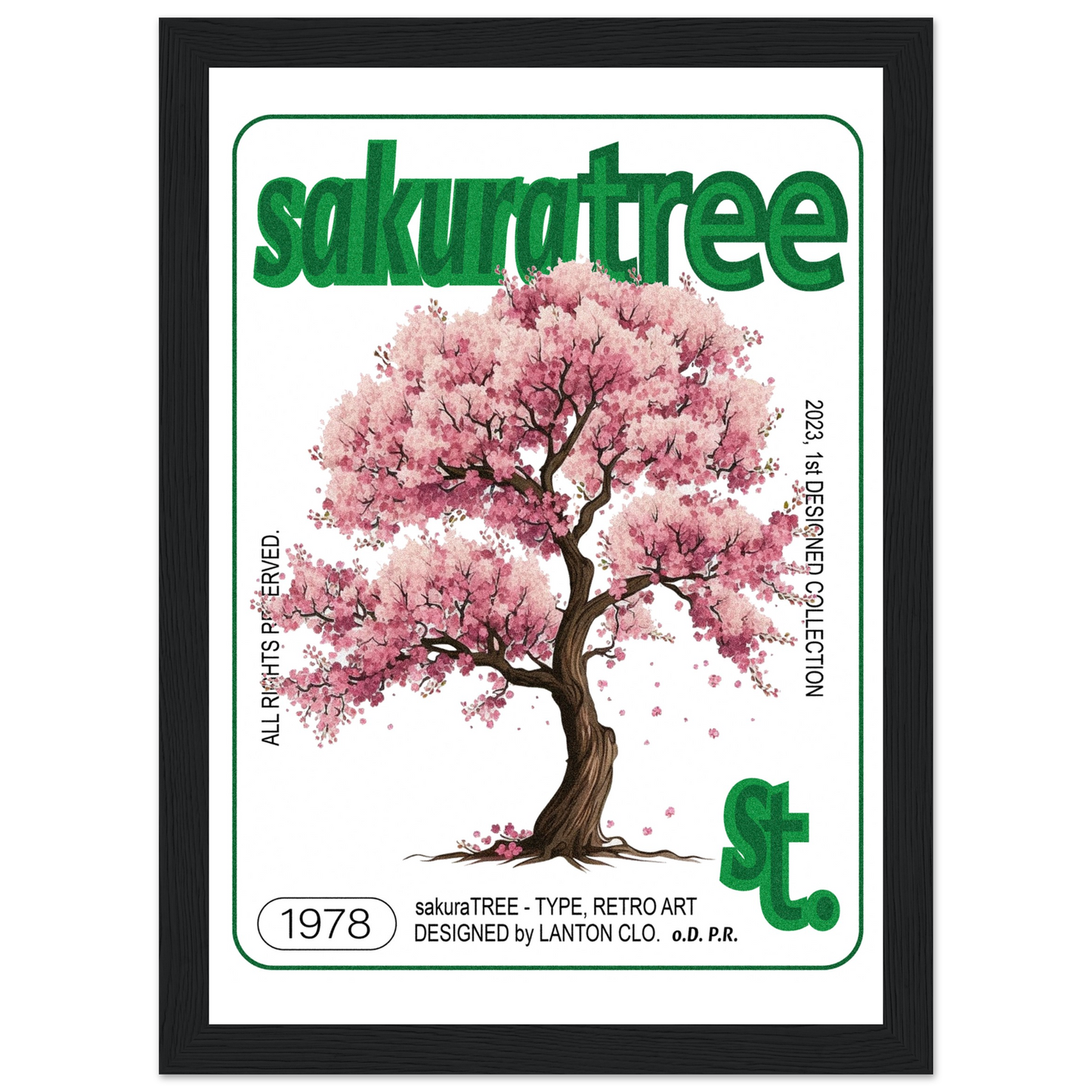 Sakura Tree - Premium Framed Poster