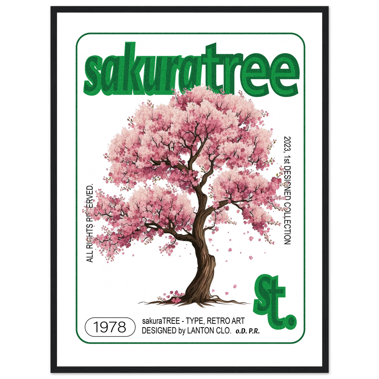 Sakura Tree - Premium Framed Poster