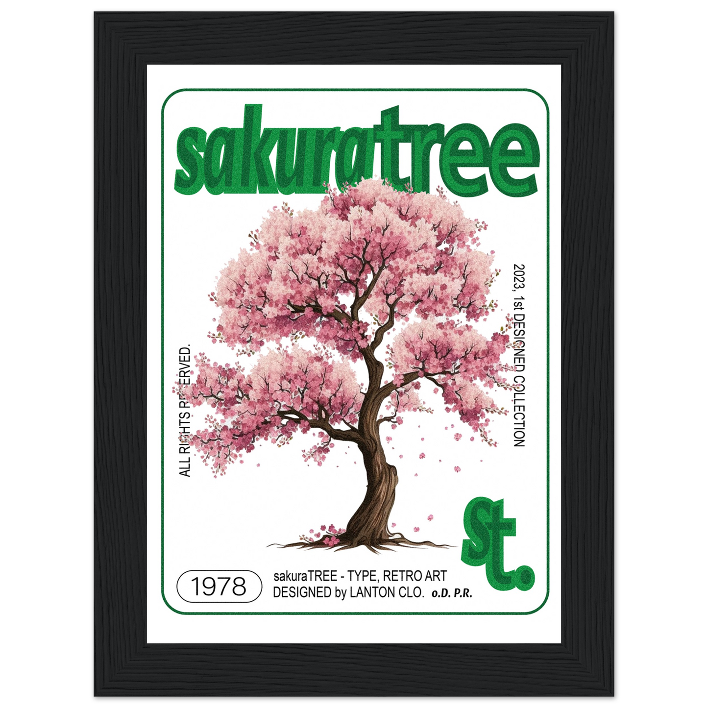 Sakura Tree - Premium Framed Poster