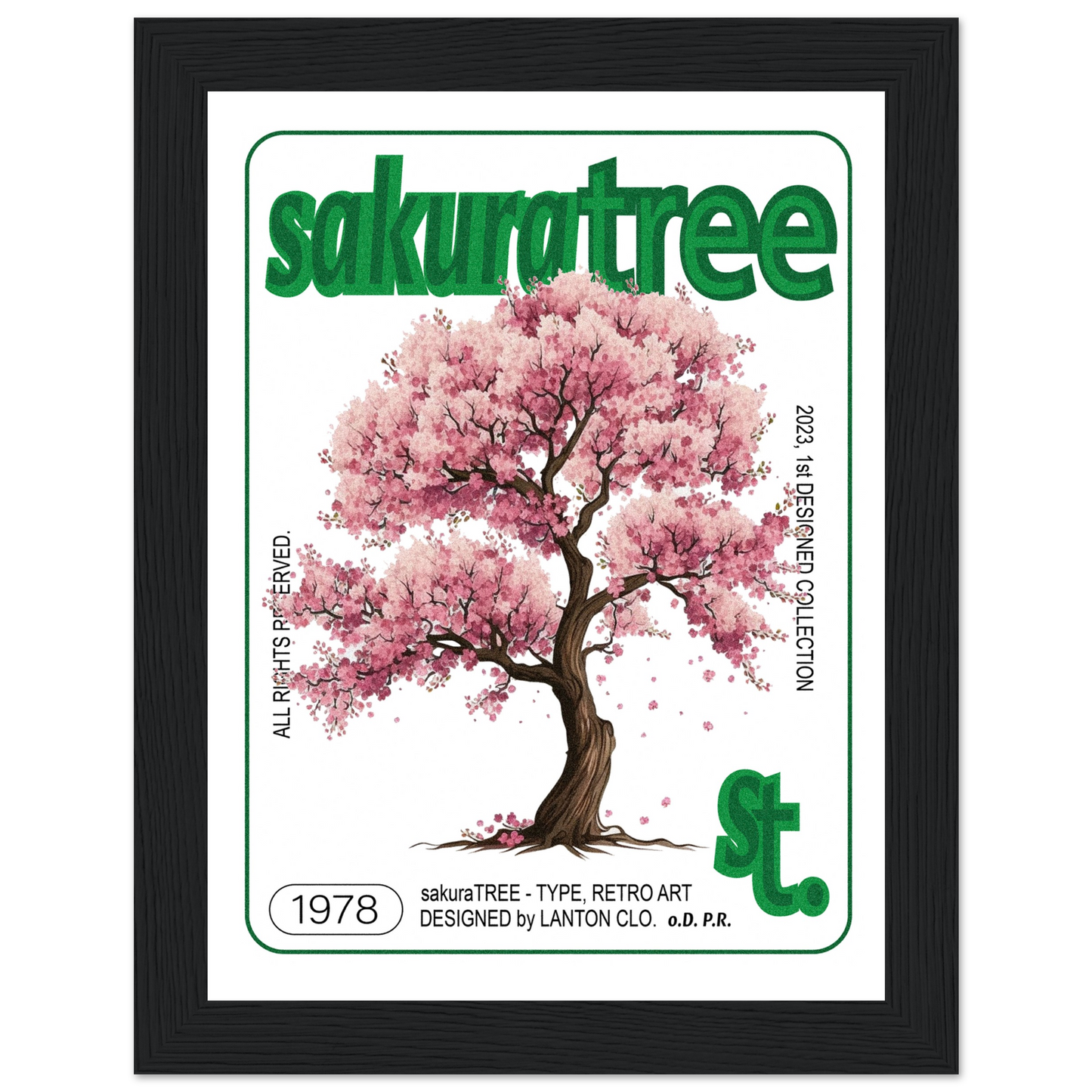 Sakura Tree - Premium Framed Poster