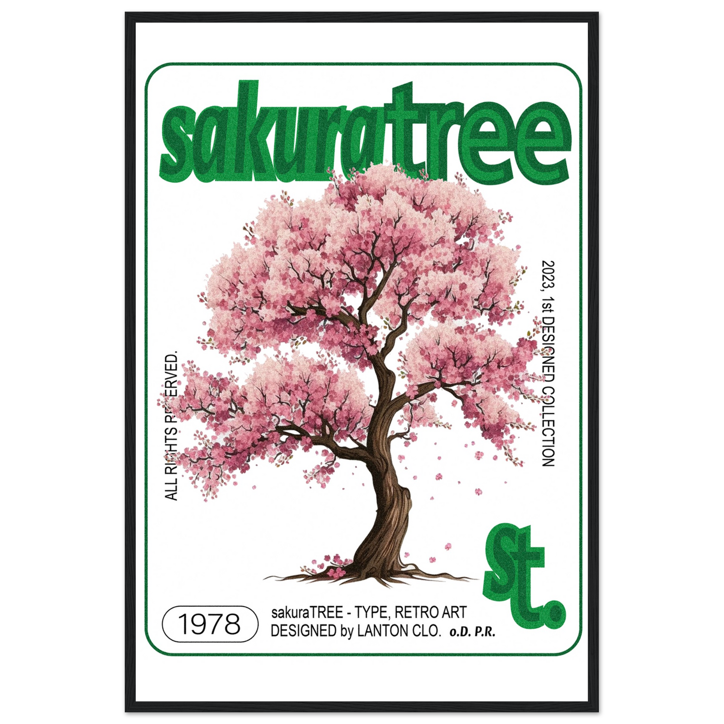 Sakura Tree - Premium Framed Poster