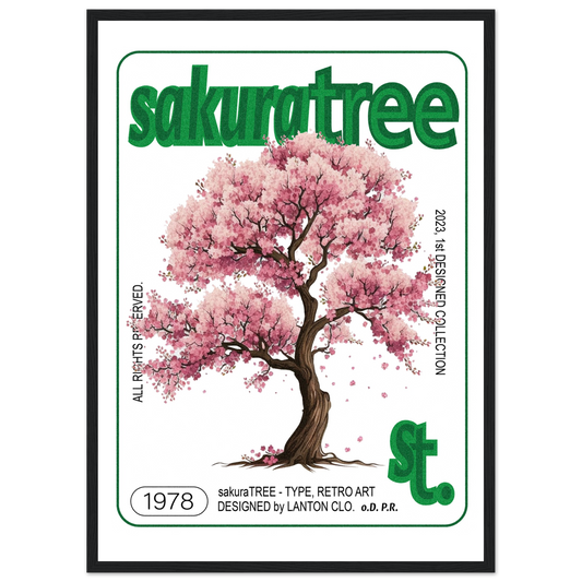 Sakura Tree - Premium Framed Poster