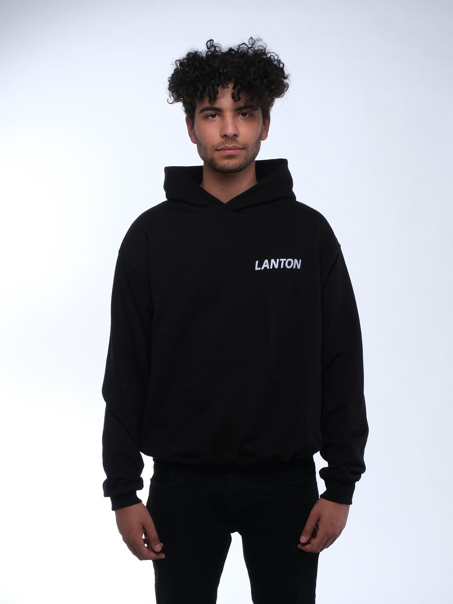 "MIDNIGHT BLACK" Premium Hoodie